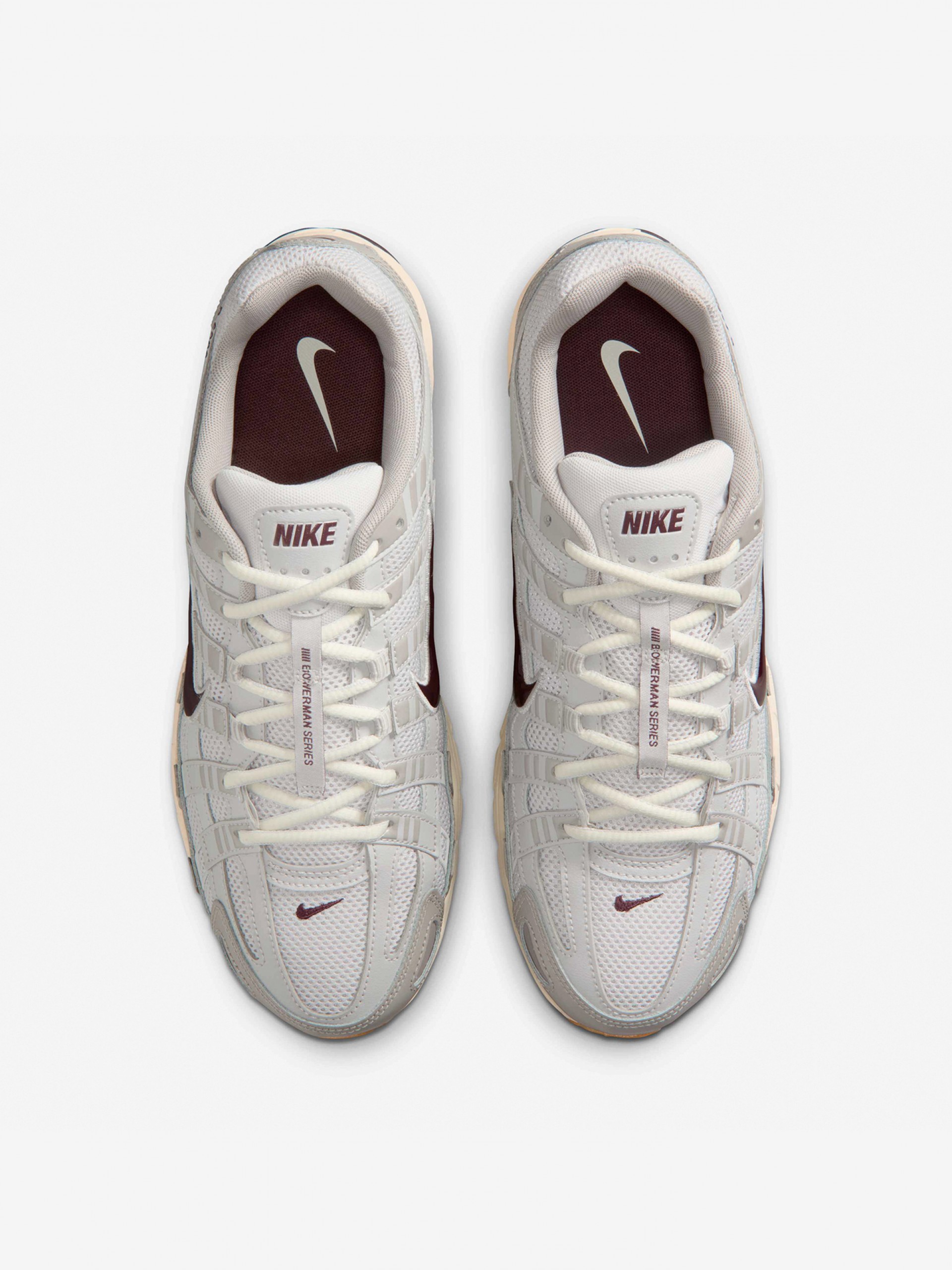 Sapatilhas Nike P-6000 Cinzentas e Bordeaux Para Homem