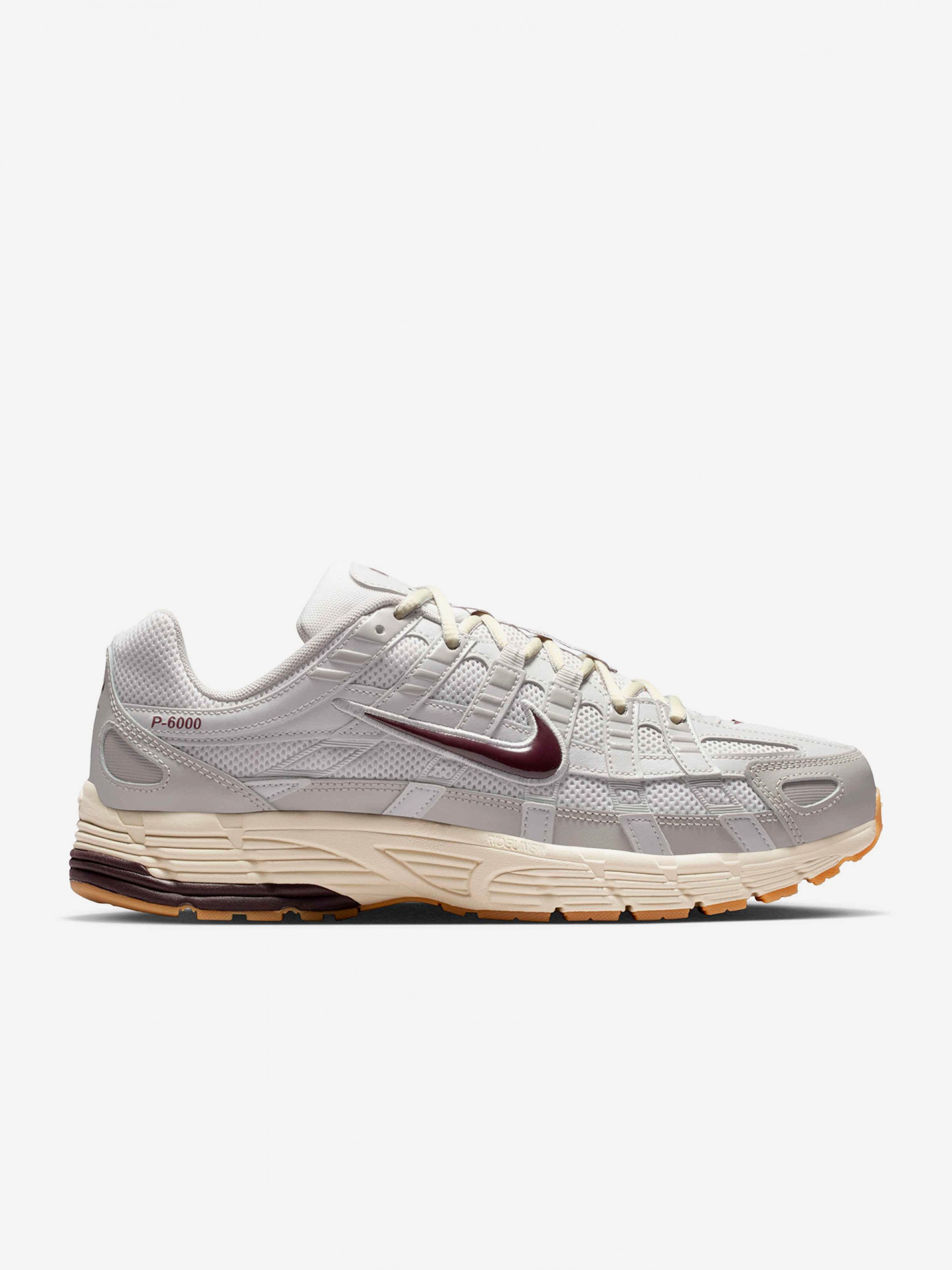 Nike P-6000 Grey and Burgundy Sneakers For Men