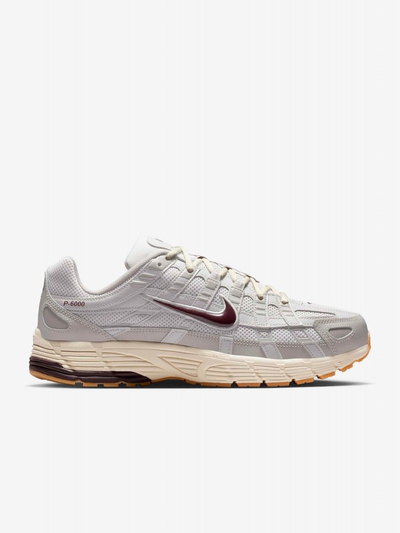 Sapatilhas Nike P-6000 Cinzentas e Bordeaux Para Homem