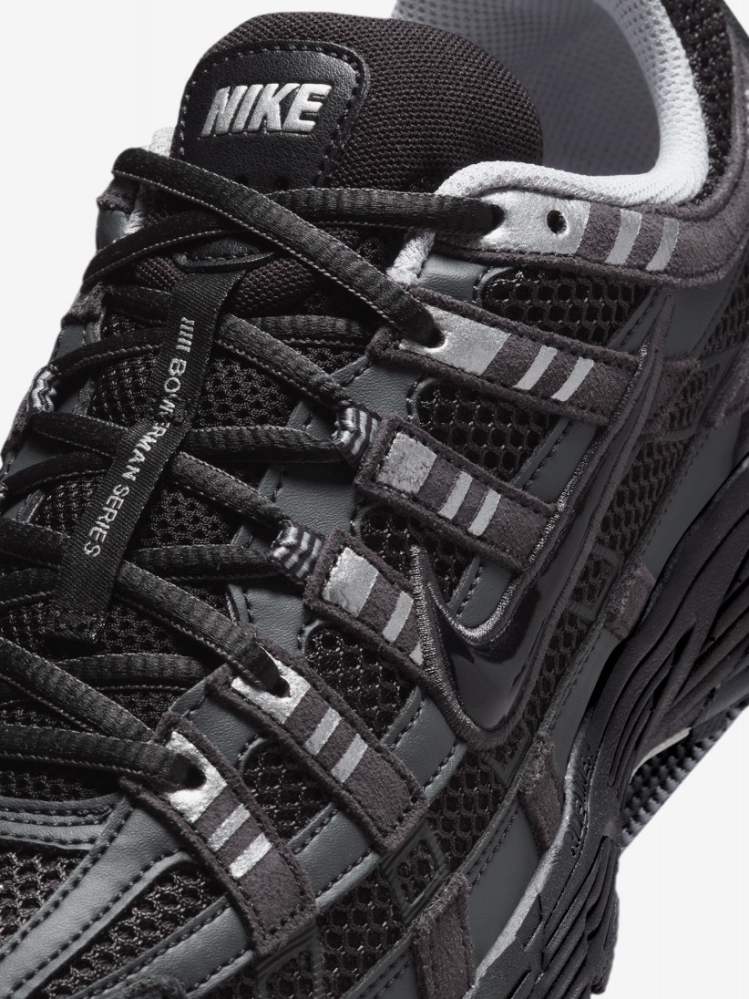 Sapatilhas Nike P-6000 Pretas e Prateadas Em Camur�a Para Homem