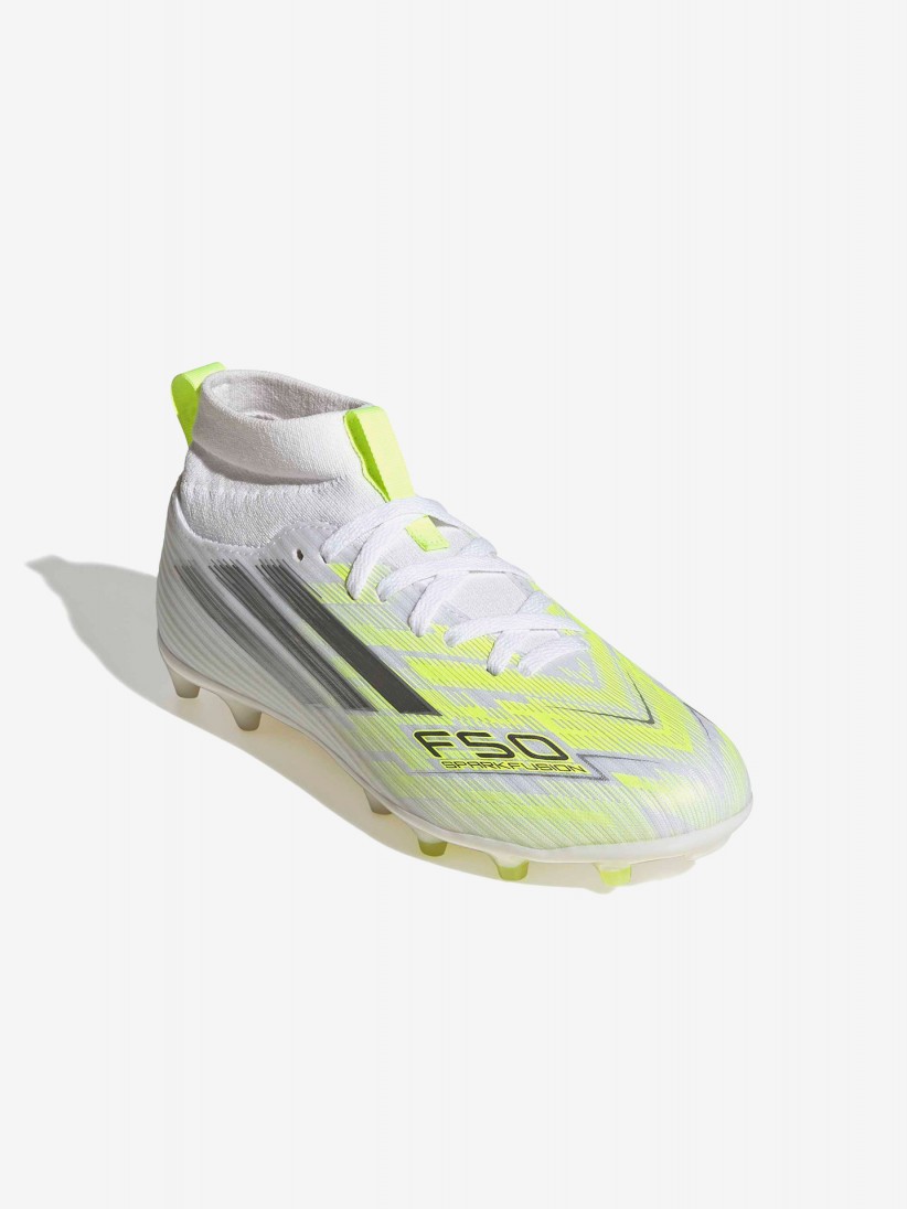 Chuteiras Adidas F50 Sparkfusion League Mid FG/AG J Para Crian�a