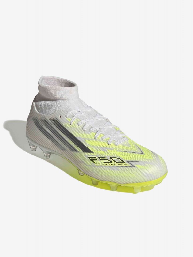 Chuteiras Adidas F50 Sparkfusion League Mid FG/AG Para Mulher Chuteiras Adidas F50 Sparkfusion League Mid FG/AG Para Mulher