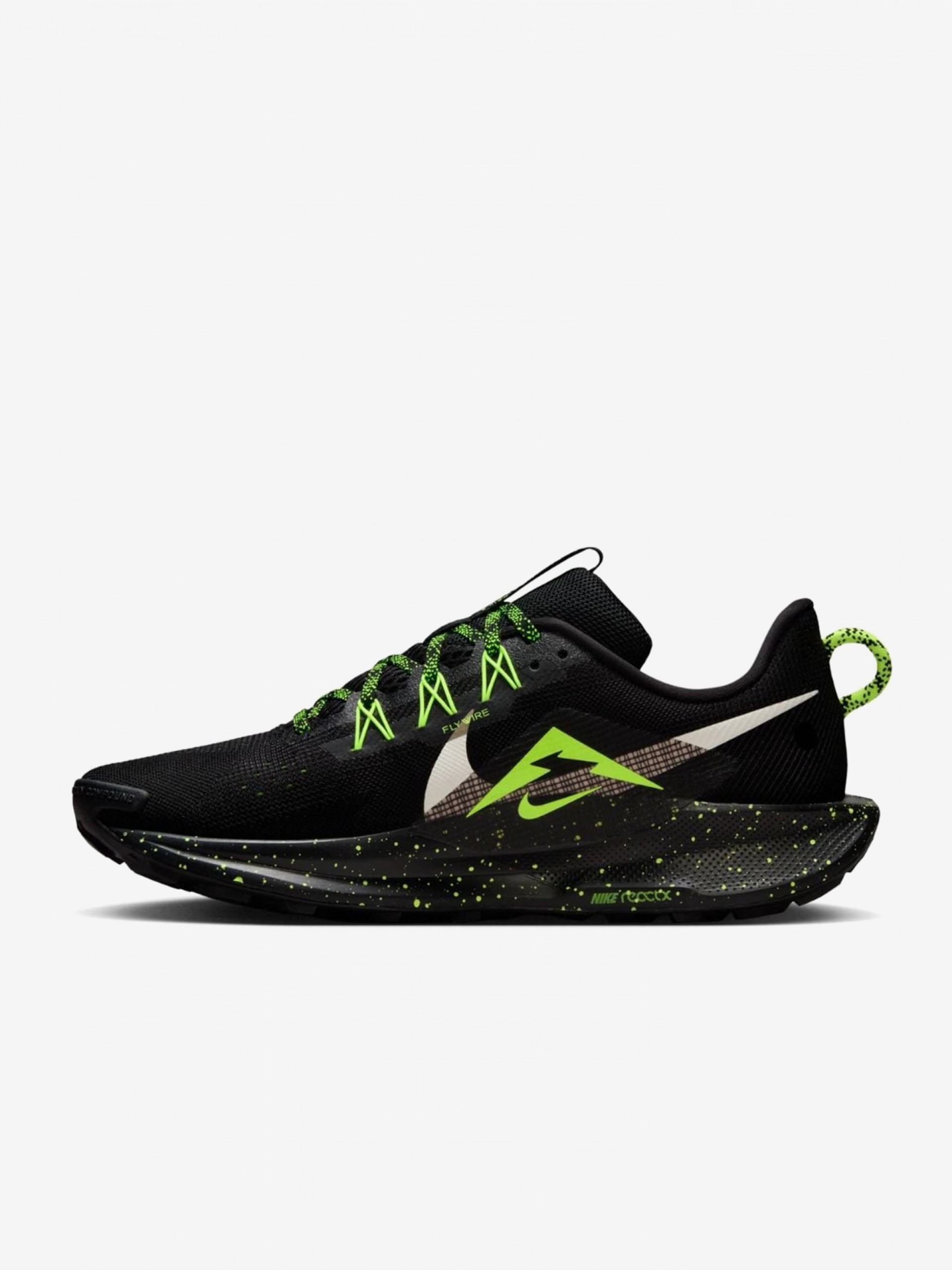Nike Pegasus Trail 5 Black and Green Trail Trainers For Men