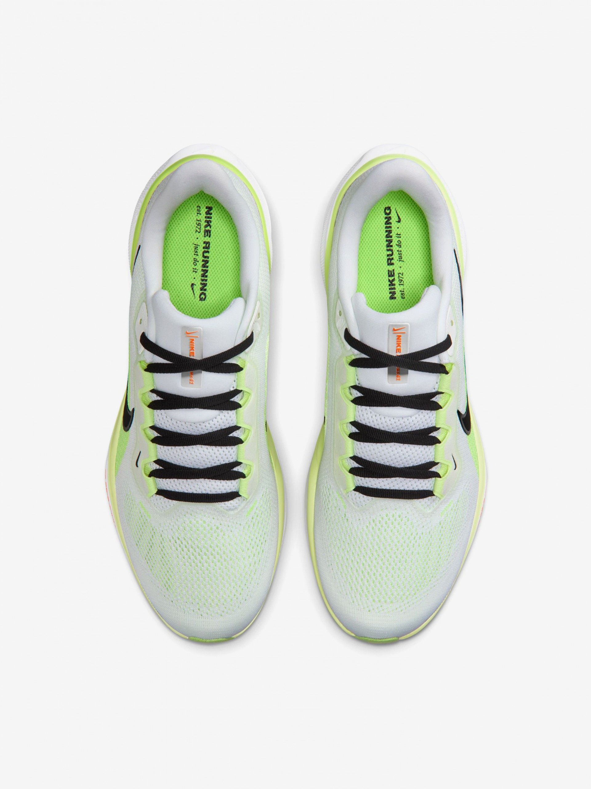 Nike Air Zoom Pegasus 41 White and Green Running Trainers For Men