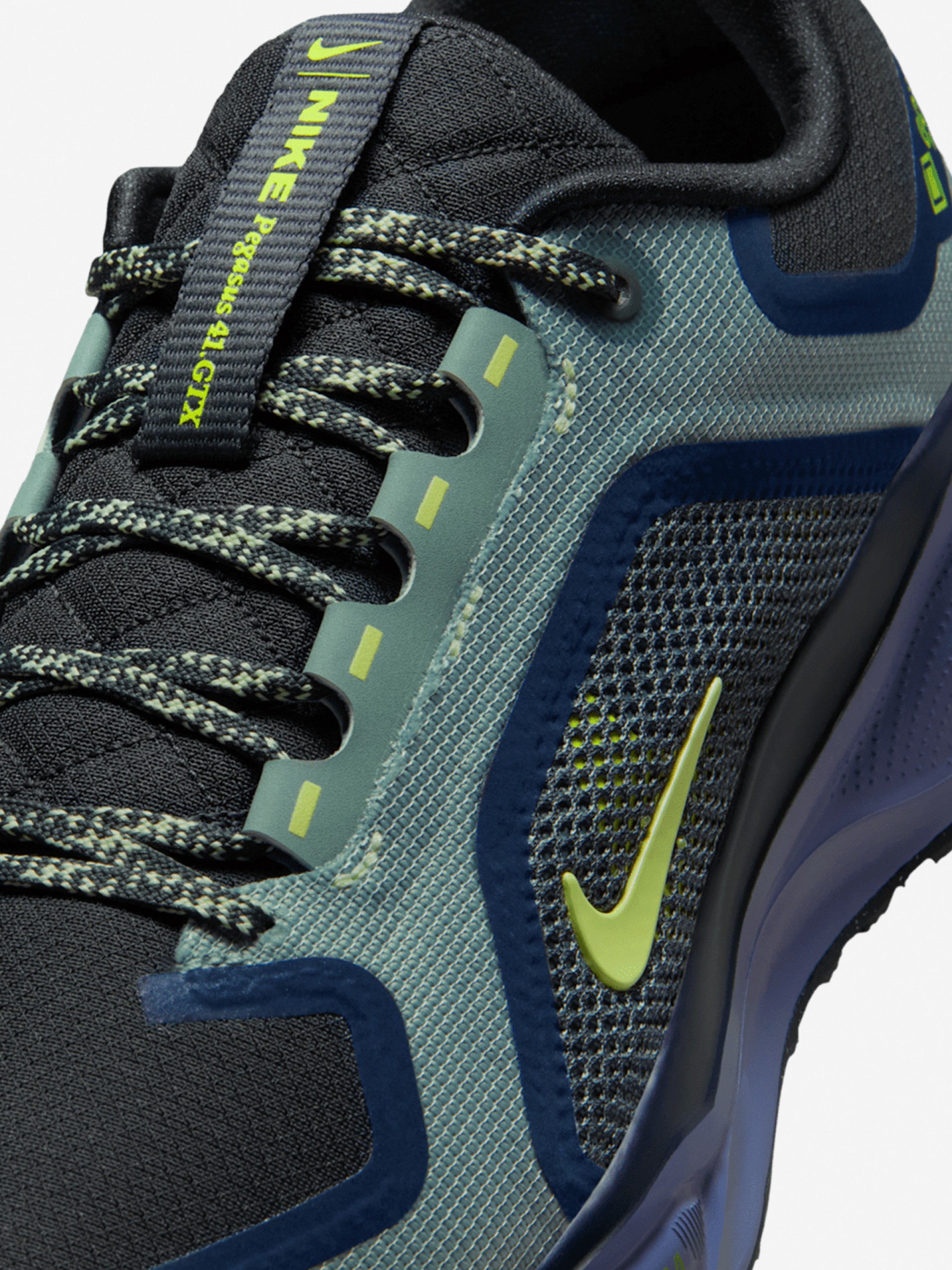 Sapatilhas de Running Nike Air Zoom Pegasus 41 GORE-TEX Verdes e Azuis Para Homem