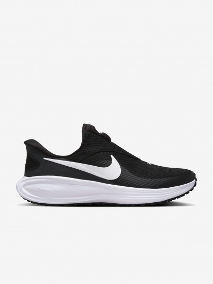 Nike Revolution 8 Easy-On Black and White Running Trainers For Women
