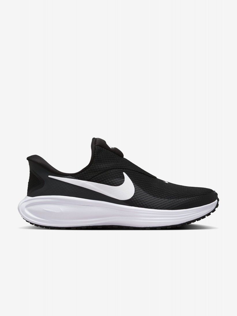 Nike Revolution 8 Easy-On Black and White Running Trainers For Women