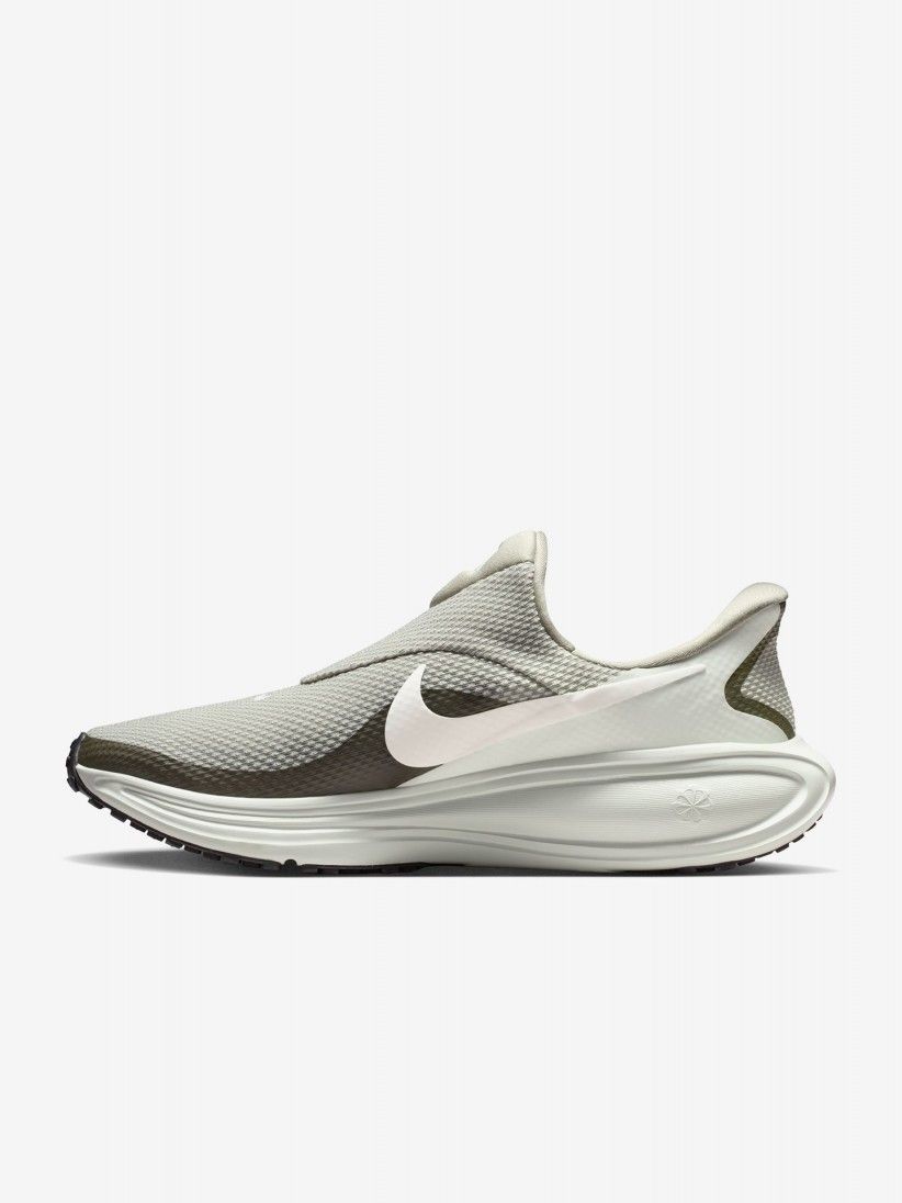 Zapatillas de Running Nike Revolution 8 Easy-On Grises y Verdes Para Hombre
