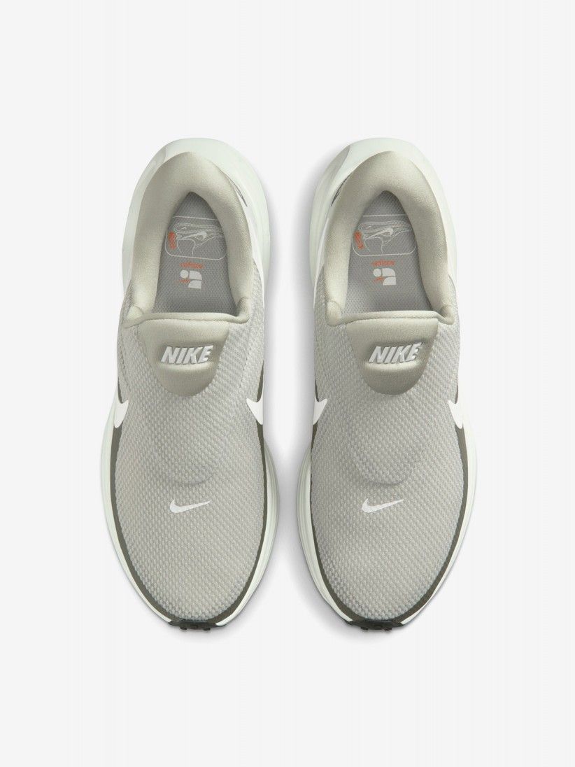 Zapatillas de Running Nike Revolution 8 Easy-On Grises y Verdes Para Hombre