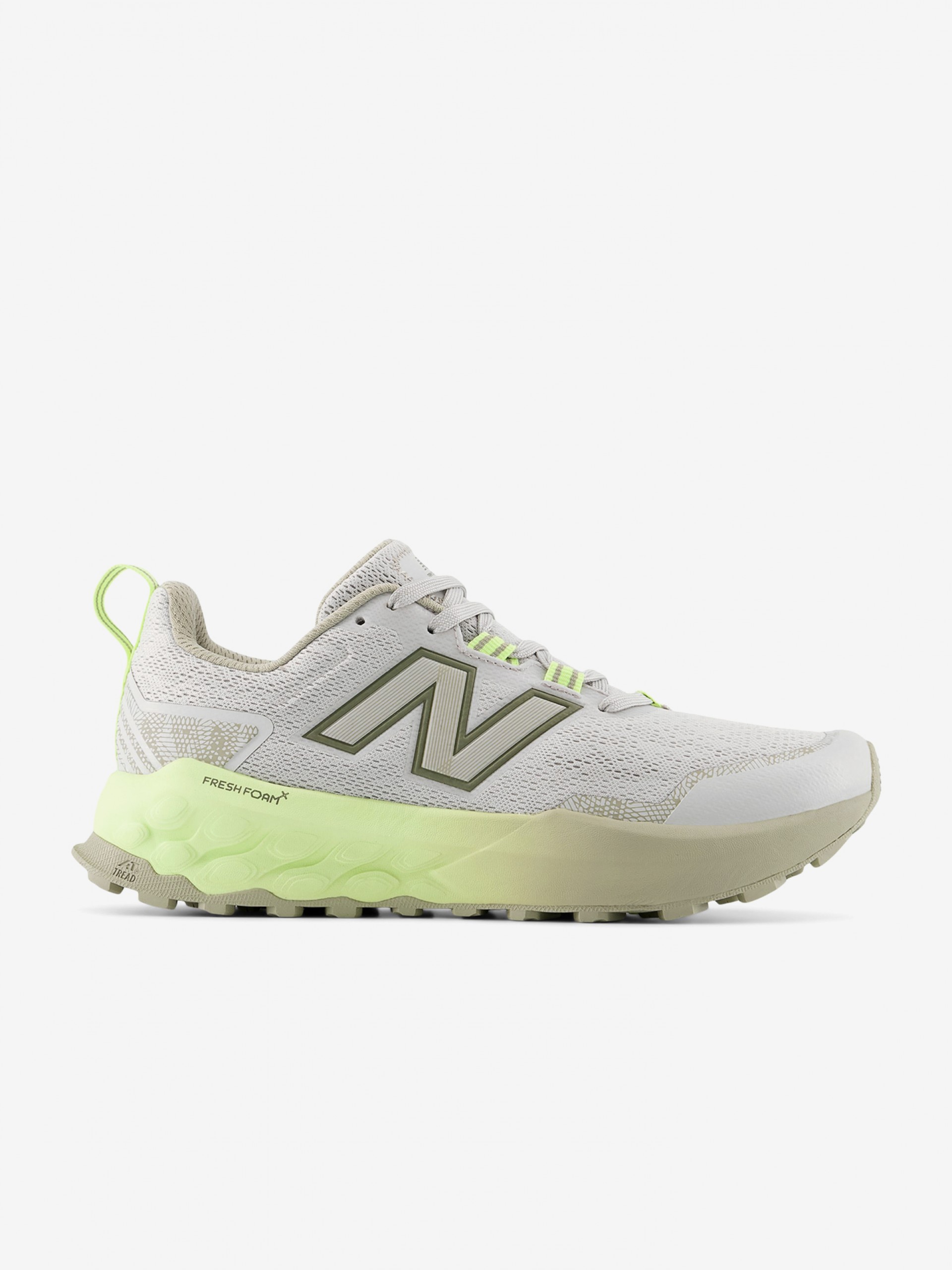 New Balance Fresh Foam X Garoé v2 Grey and Green Trail Trainers For Women