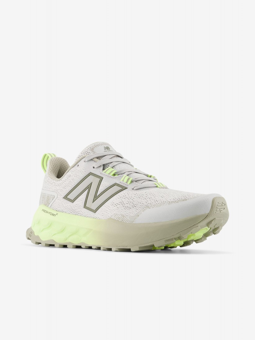 New Balance Fresh Foam X Garoé v2 Grey and Green Trail Trainers For Women New Balance Fresh Foam X Garoé v2 Grey and Green Trail Trainers For Women