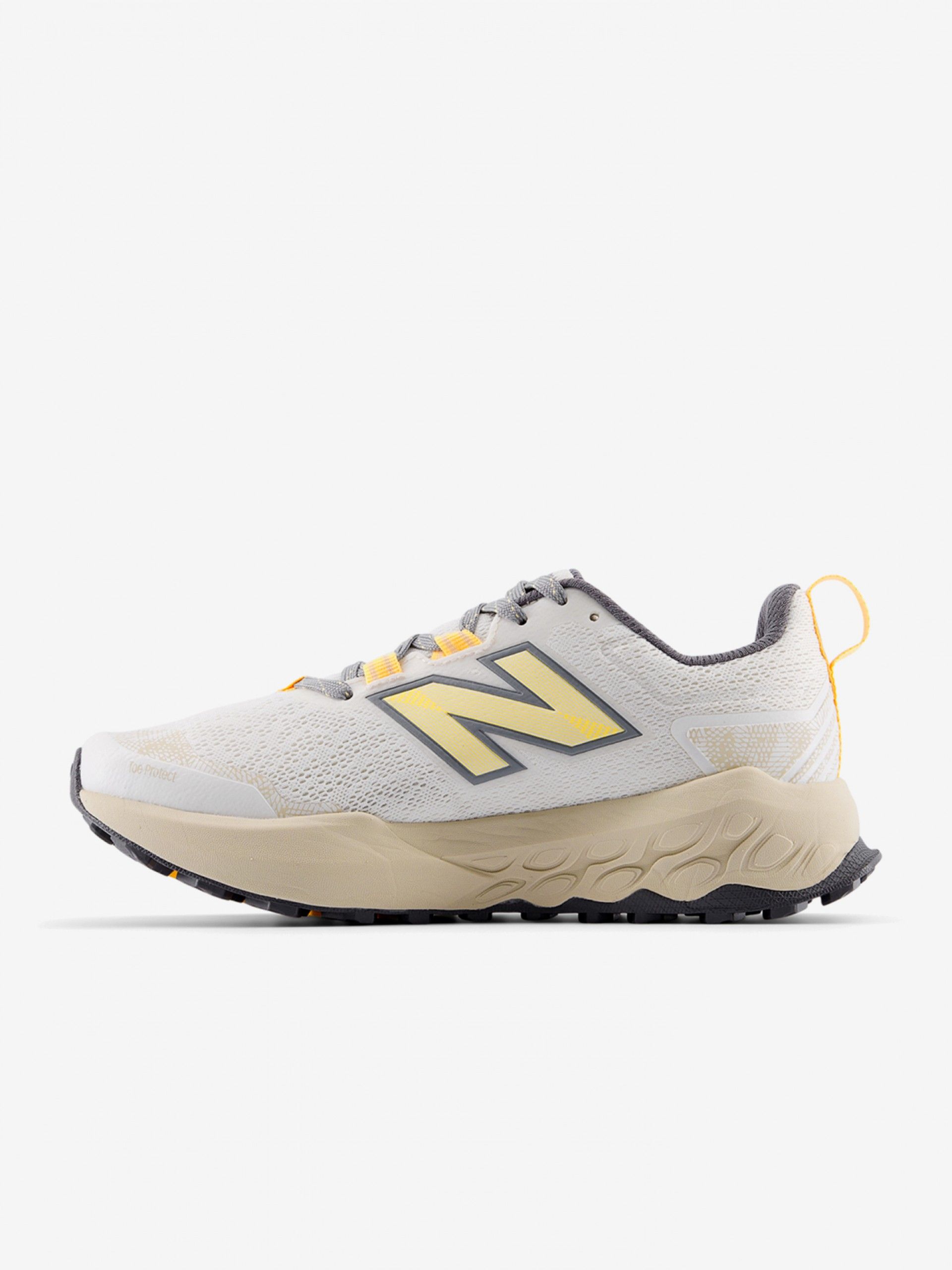 Zapatillas de Trail New Balance Fresh Foam X Garoé v2 Blancas y Amarillas Para Mujer
