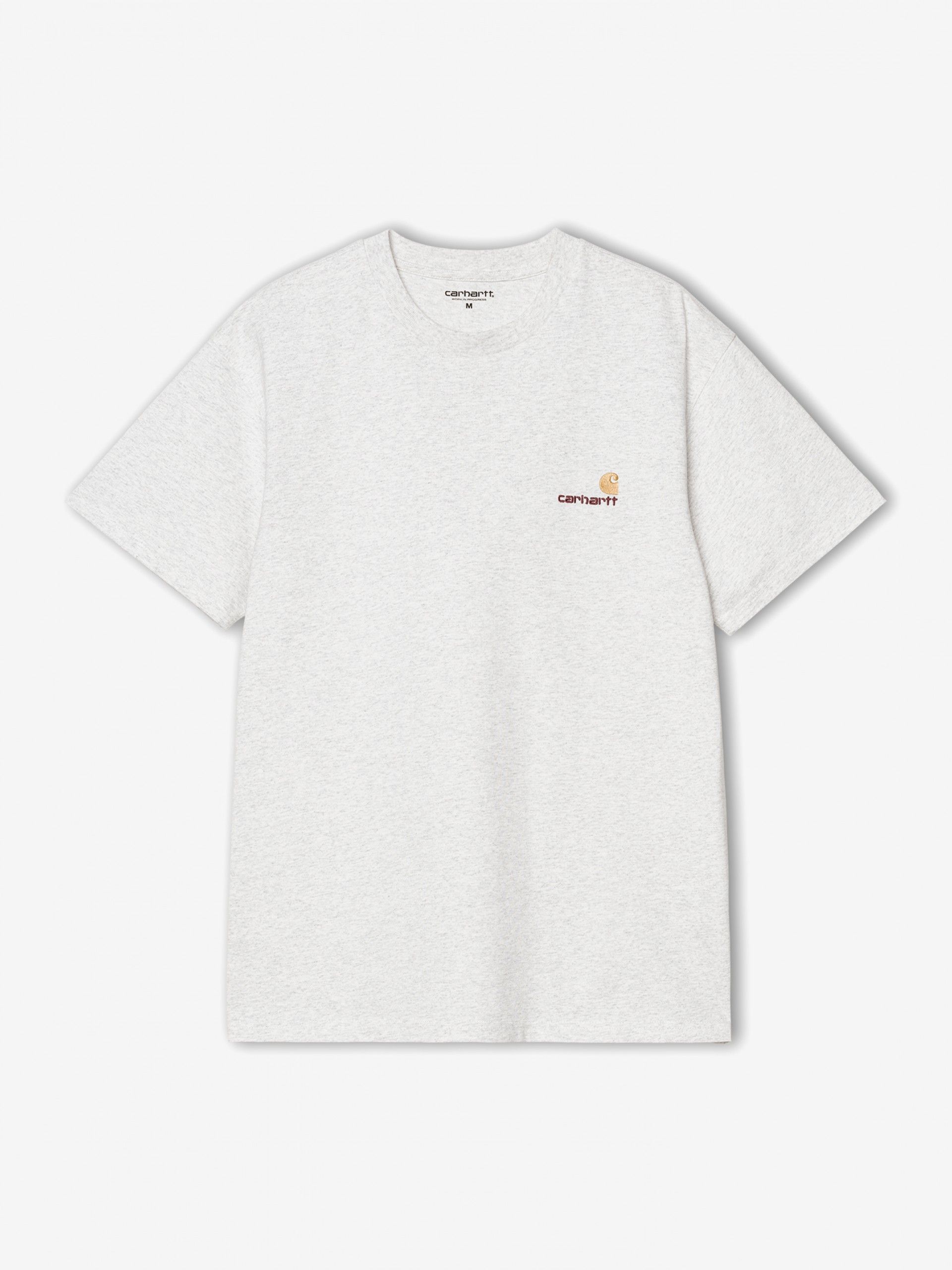 Camiseta Carhartt WIP American Script Gris