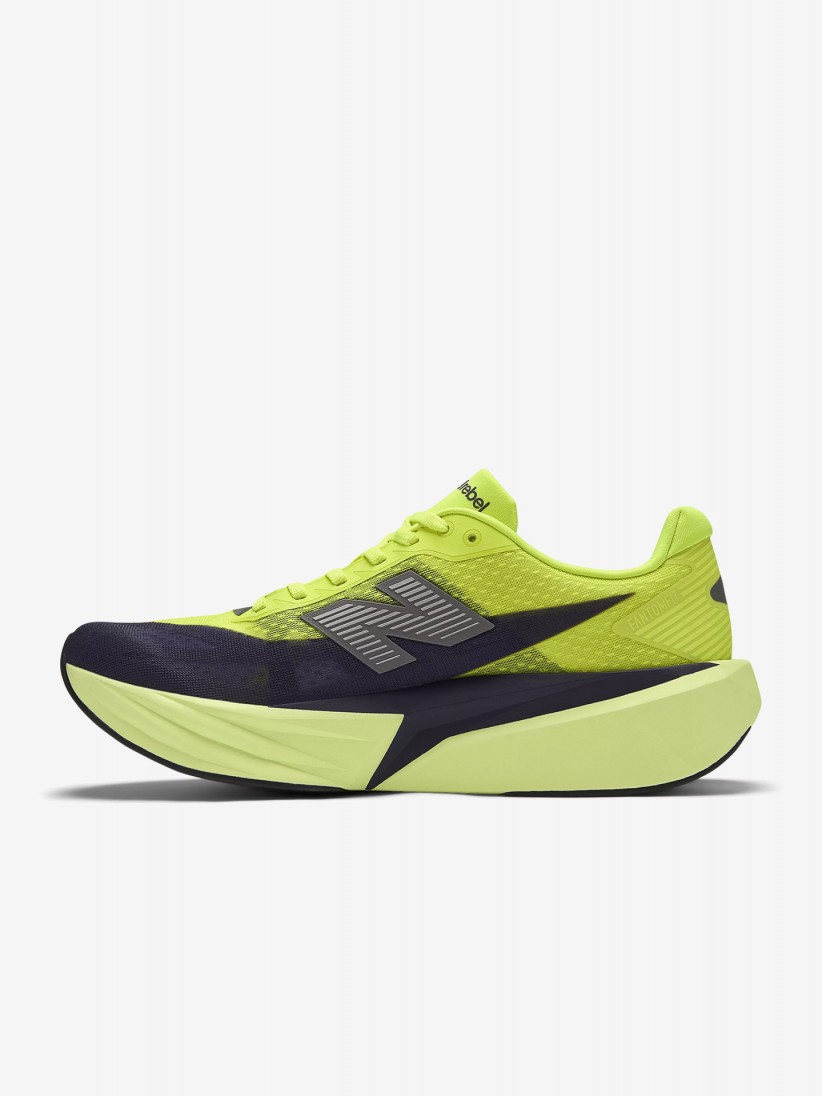 Sapatilhas de Running New Balance FuelCell Rebel v5 Verdes e Cinzentas Para Homem