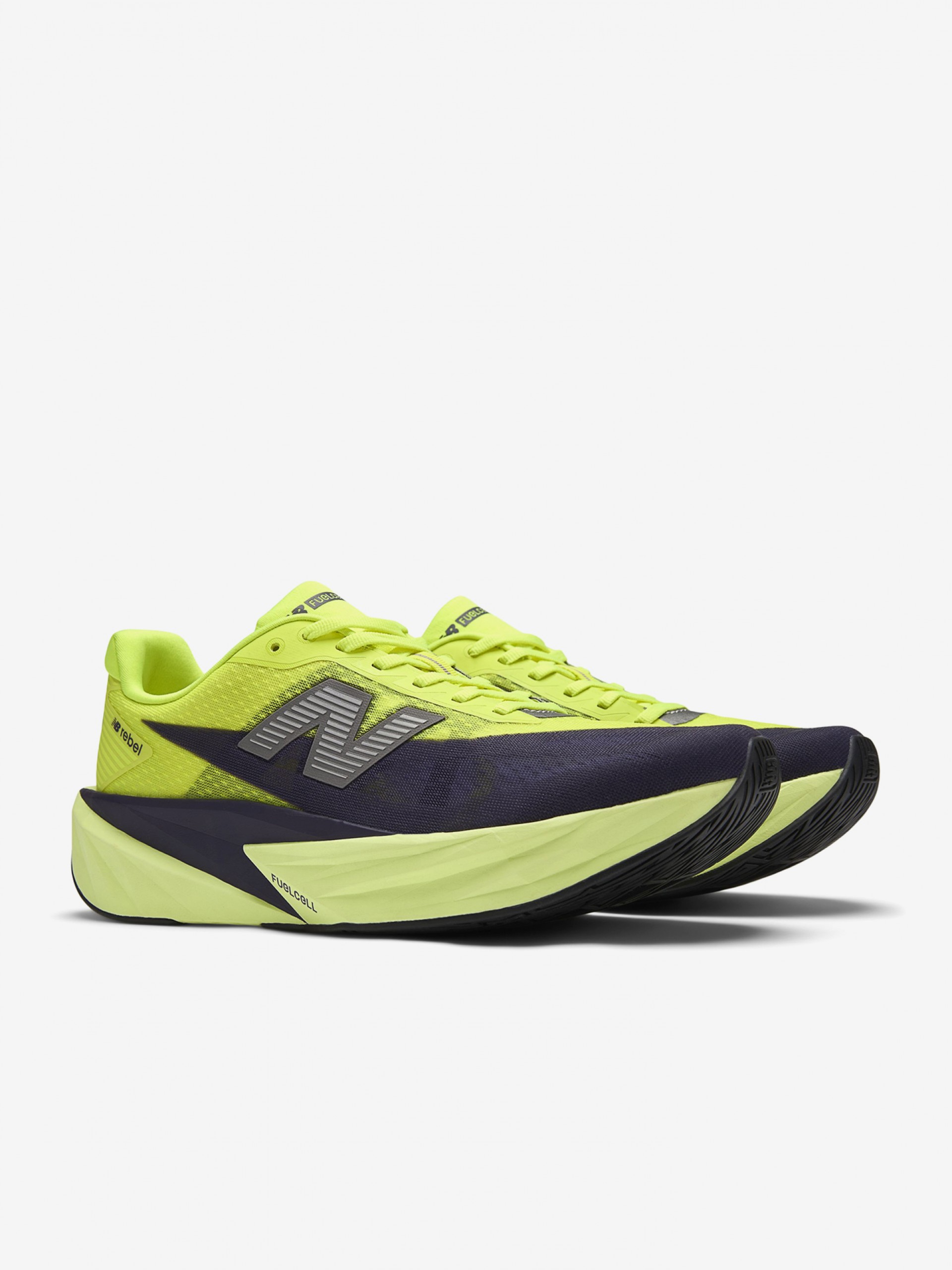Sapatilhas de Running New Balance FuelCell Rebel v5 Verdes e Cinzentas Para Homem