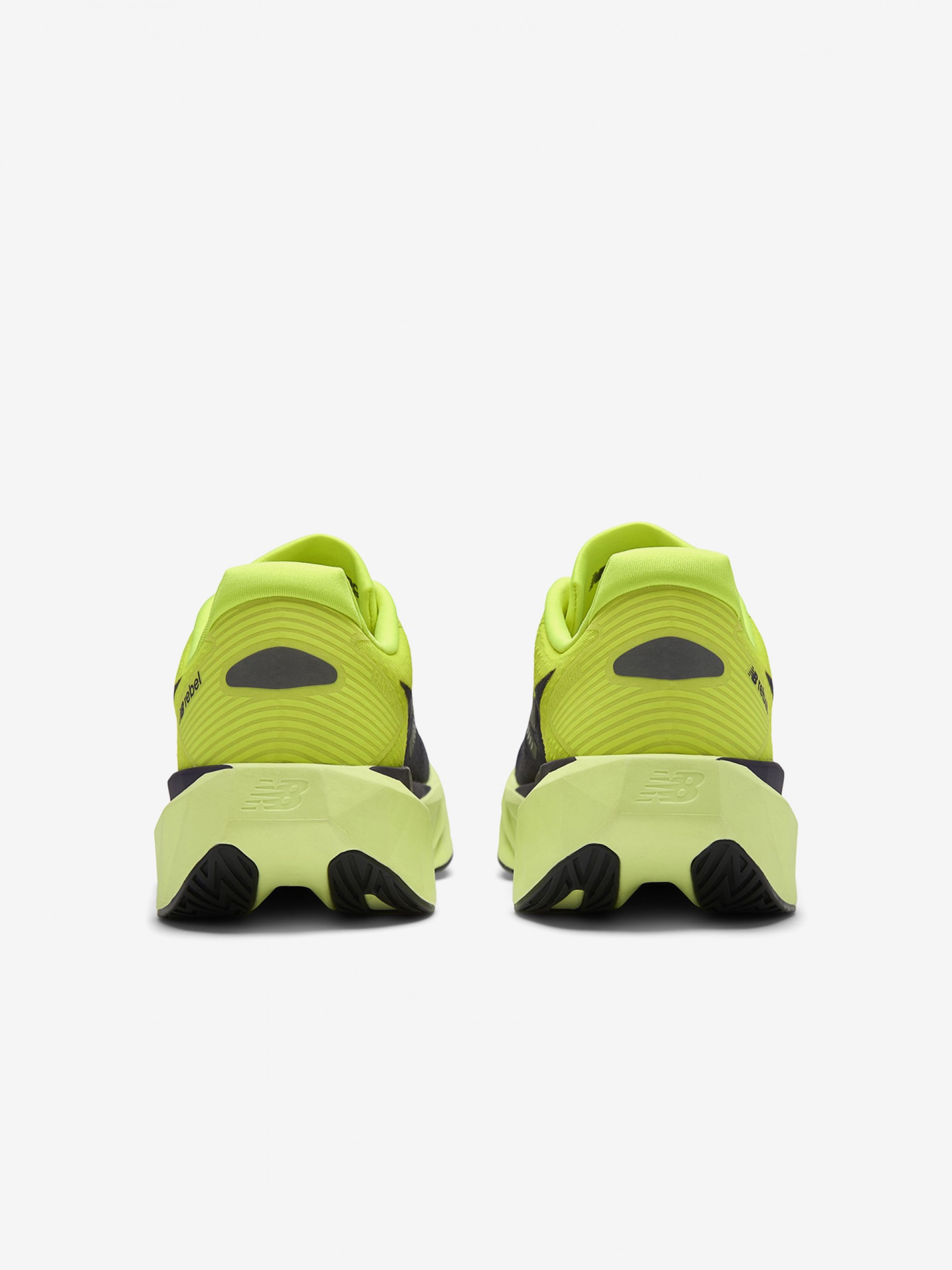 New Balance FuelCell Rebel v5 Green and Grey Running Trainers For Men