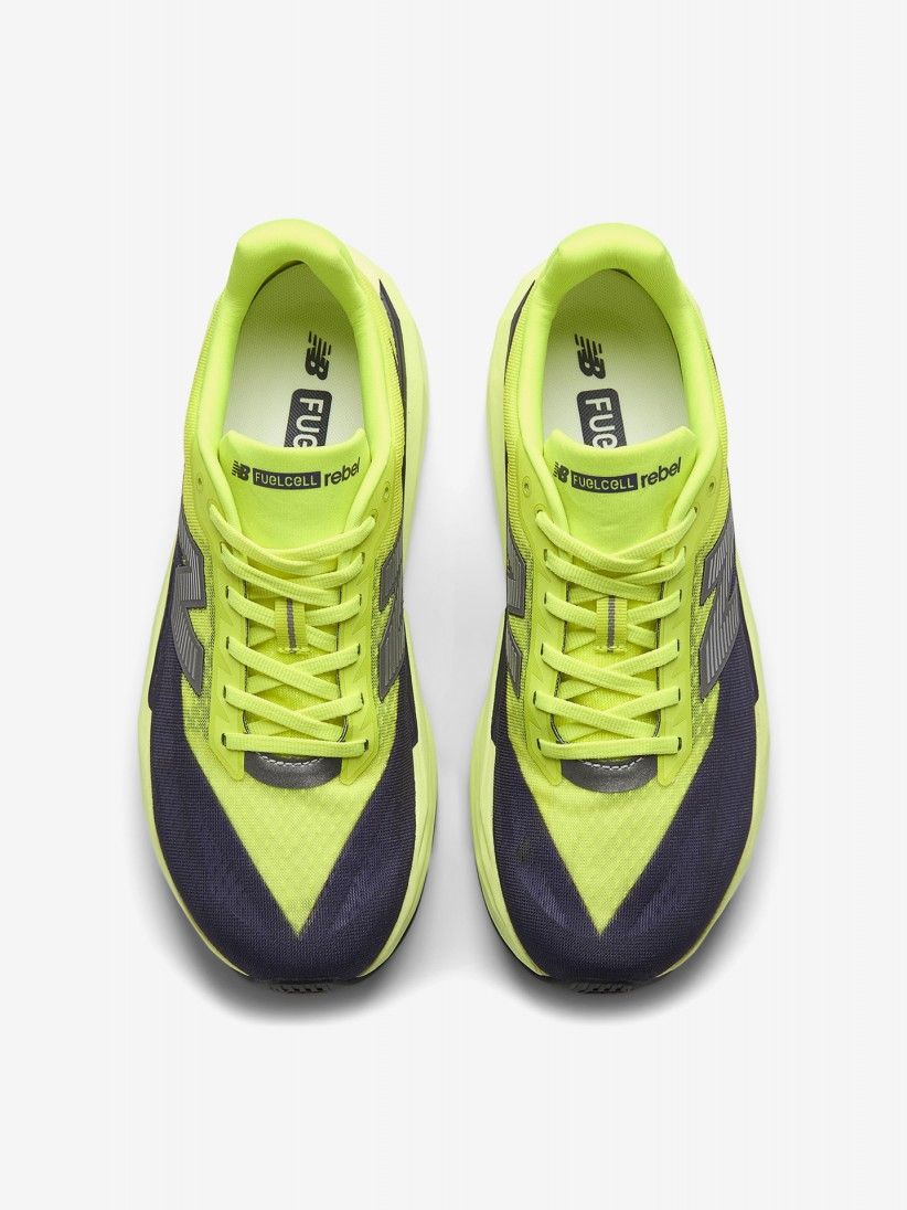 Sapatilhas de Running New Balance FuelCell Rebel v5 Verdes e Cinzentas Para Homem