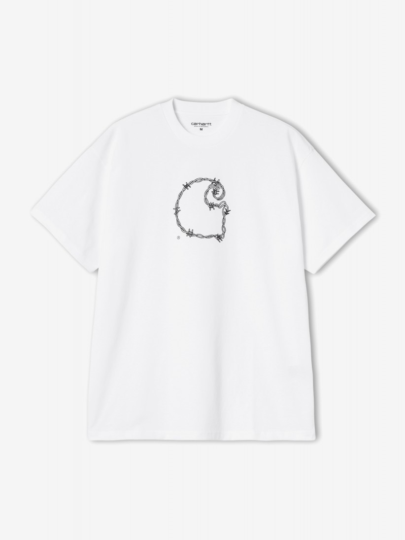 T-shirt Carhartt WIP Barbwire Branca