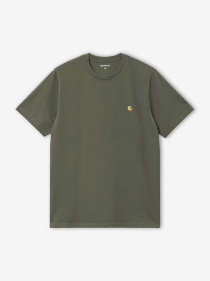 T-shirt Carhartt WIP Chase Verde