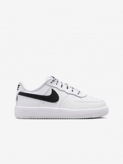 Zapatillas Nike Force 1 Low Blancas y Negras Para Ni�o