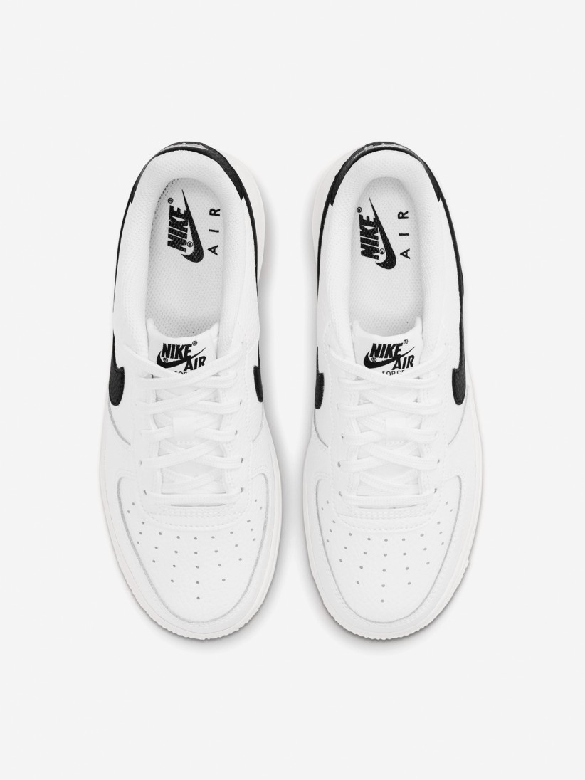 Sapatilhas Nike Air Force 1 Brancas e Pretas J�nior
