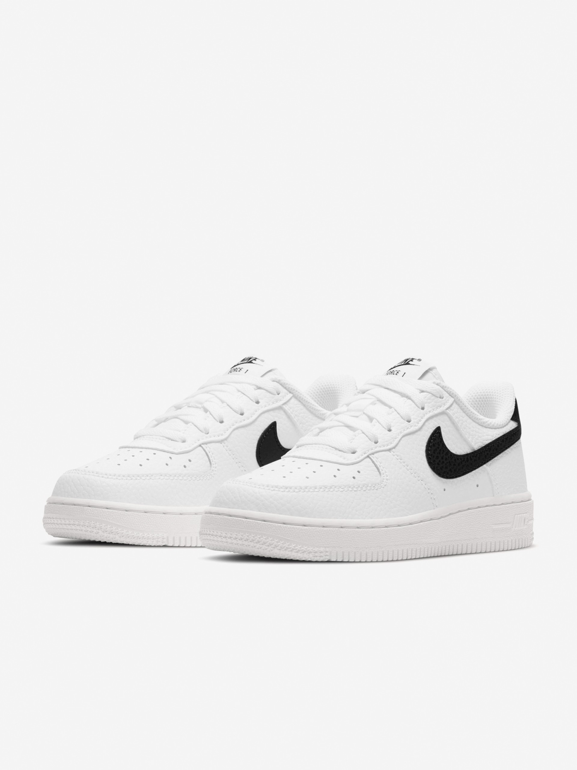 Zapatillas Nike Air Force 1 Blancas y Negras Júnior
