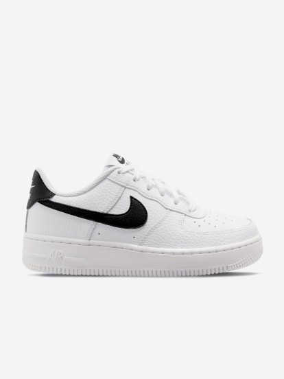 Sapatilhas Nike Air Force 1 Brancas e Pretas J�nior