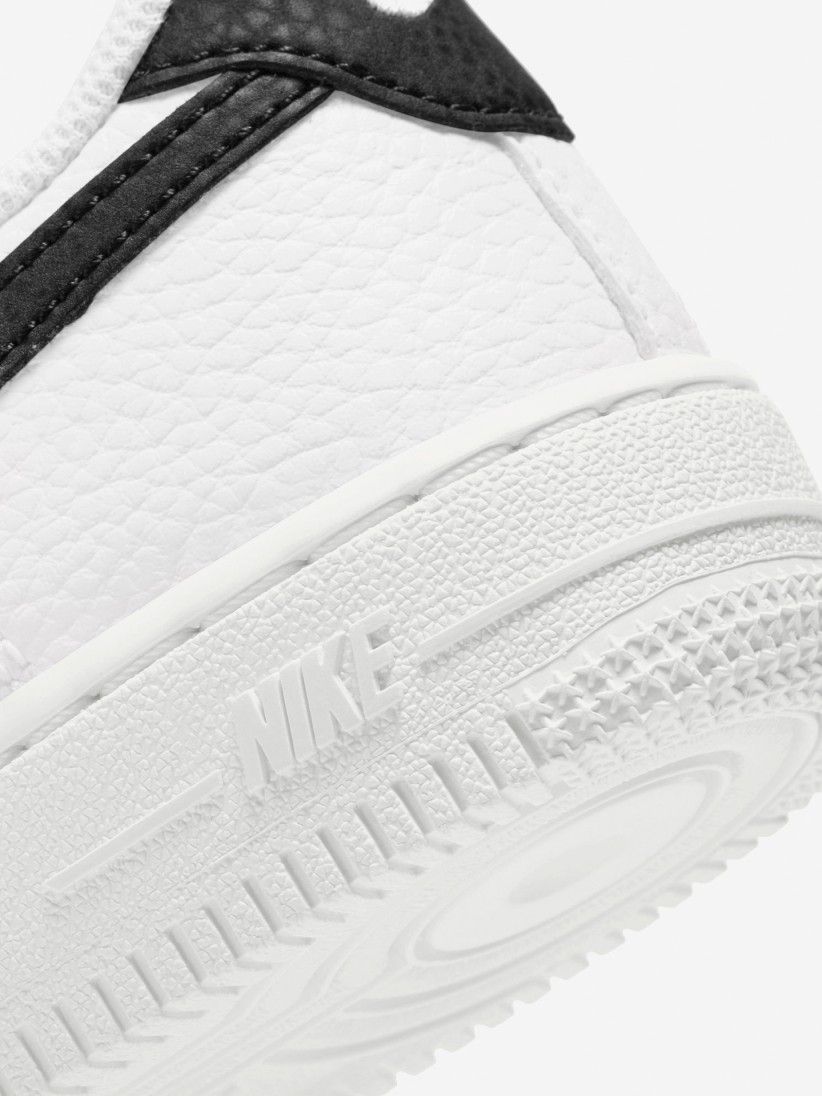 Sapatilhas Nike Air Force 1 Brancas e Pretas J�nior