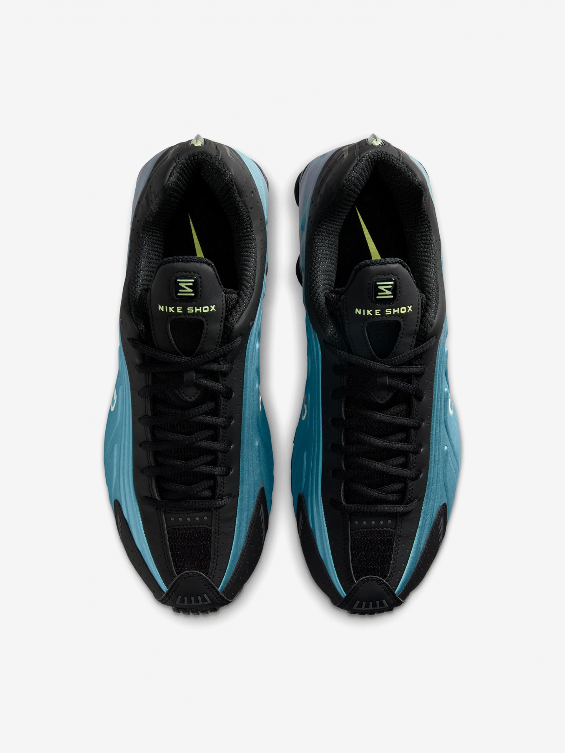 Sapatilhas Nike Shox R4 Azuis e Pretas Para Homem