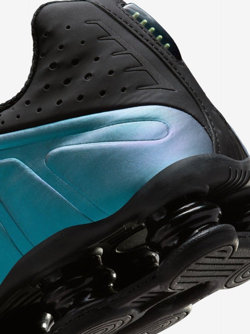 Sapatilhas Nike Shox R4 Azuis e Pretas Para Homem