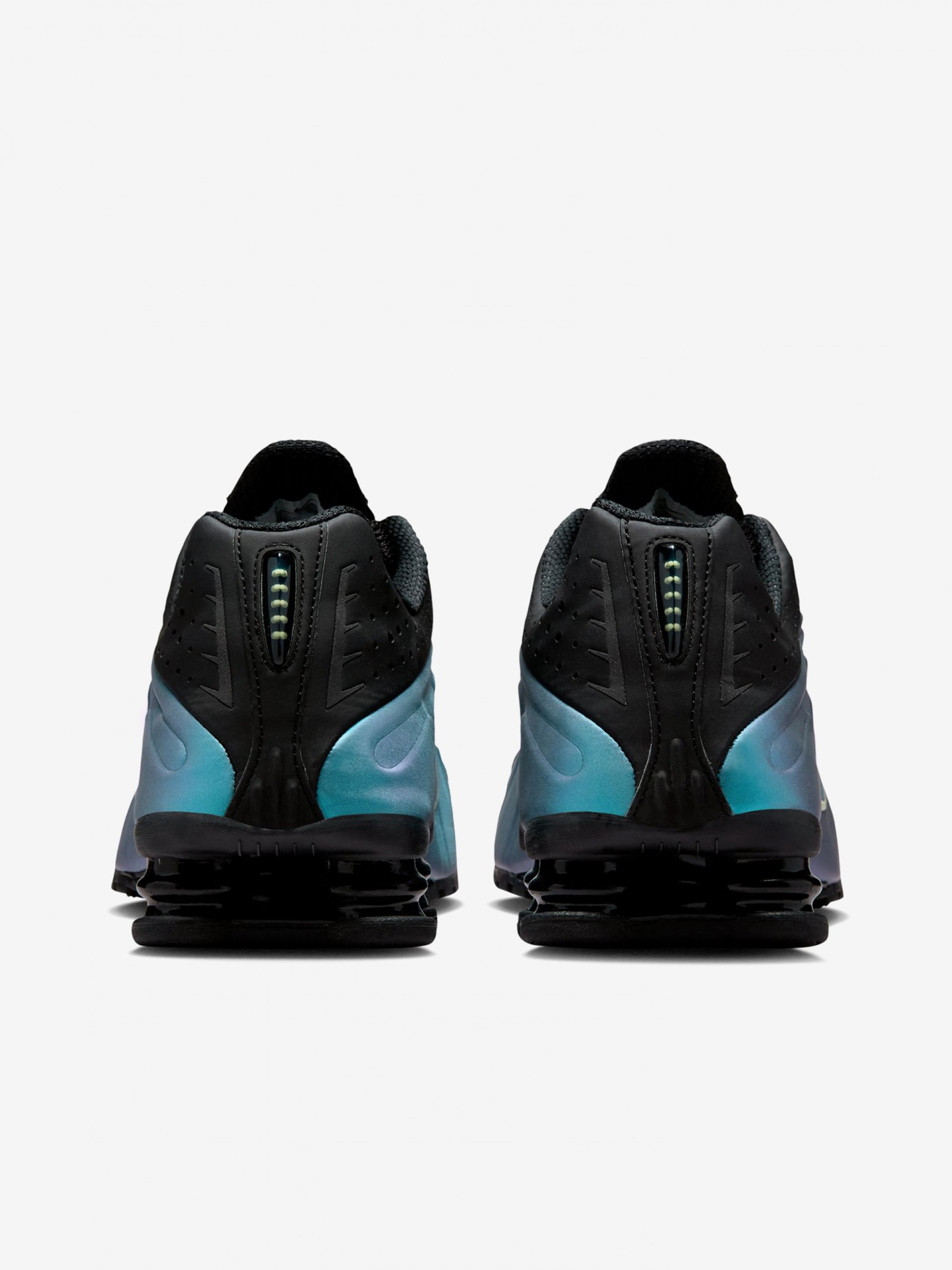 Sapatilhas Nike Shox R4 Azuis e Pretas Para Homem