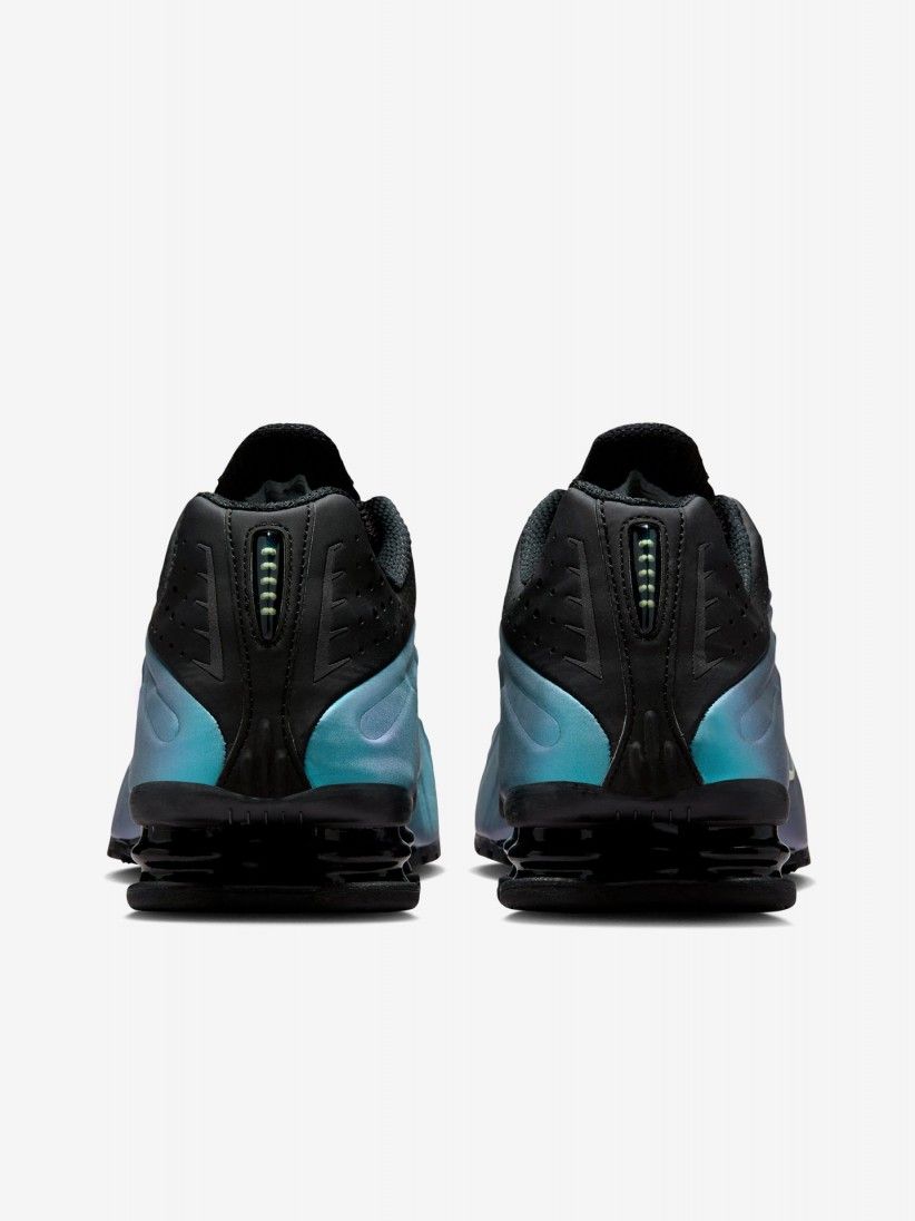 Sapatilhas Nike Shox R4 Azuis e Pretas Para Homem