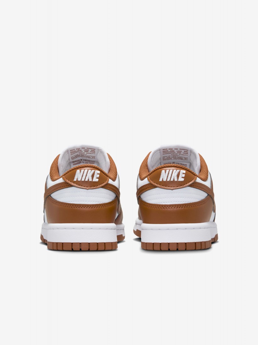 Zapatillas Nike Dunk Low Camel y Blancas Para Mujer