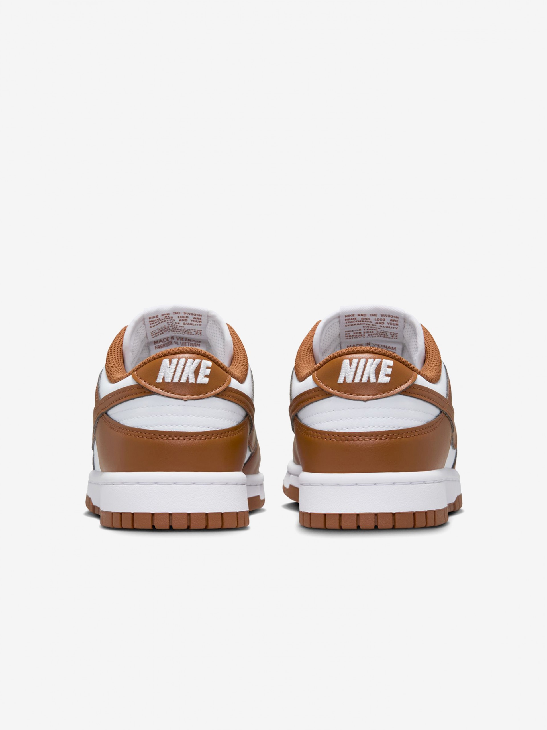 Nike Dunk Low Camel and White Sneakers For Women