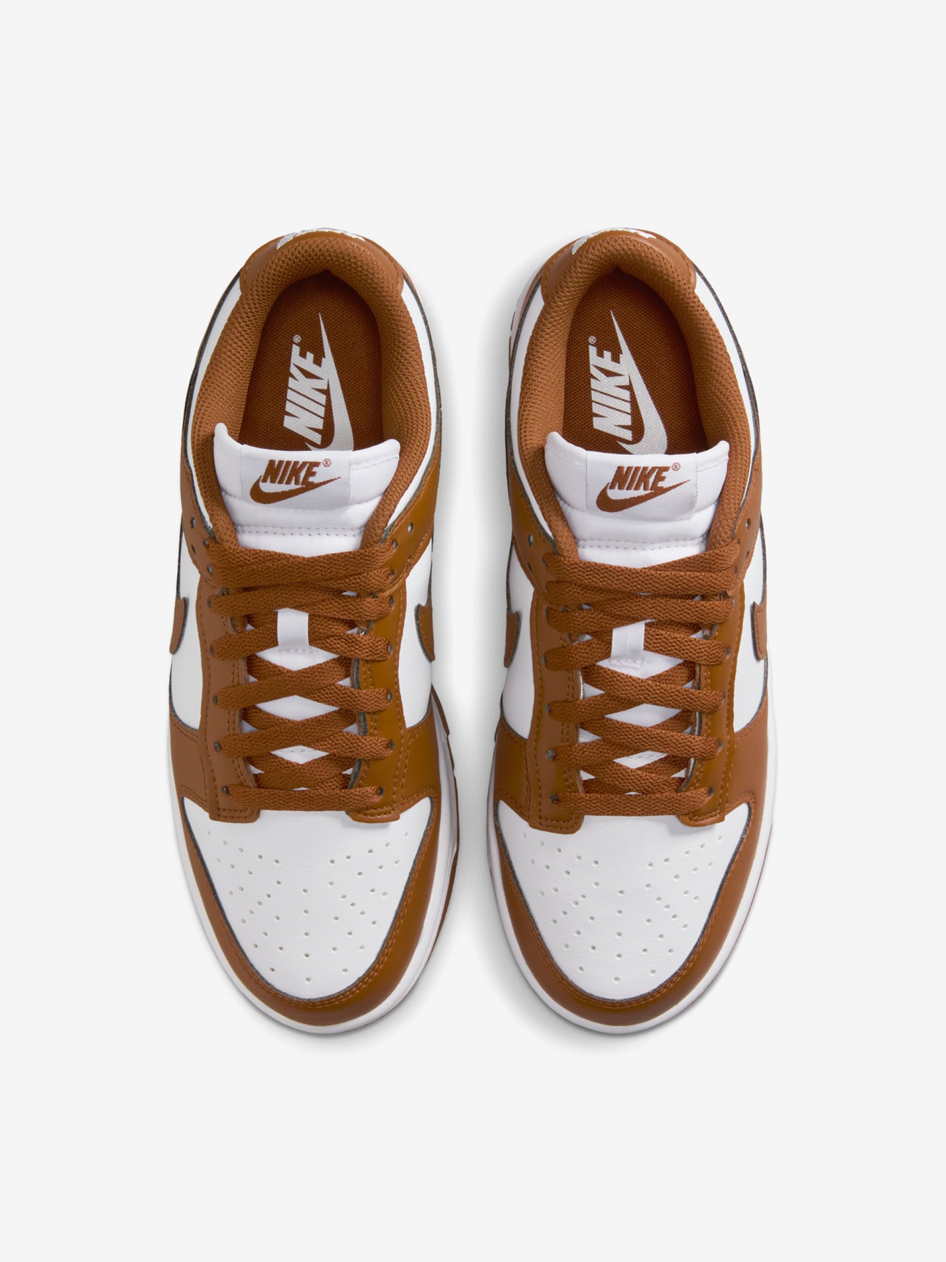 Nike Dunk Low Camel and White Sneakers For Women