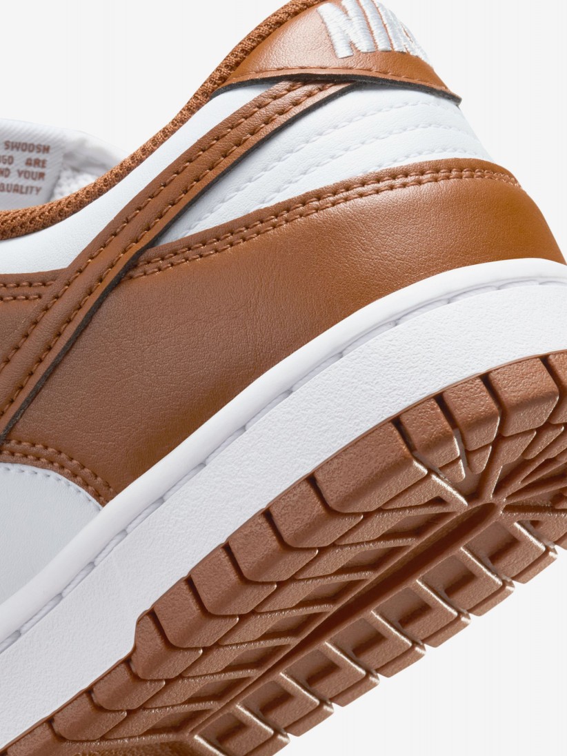 Zapatillas Nike Dunk Low Camel y Blancas Para Mujer