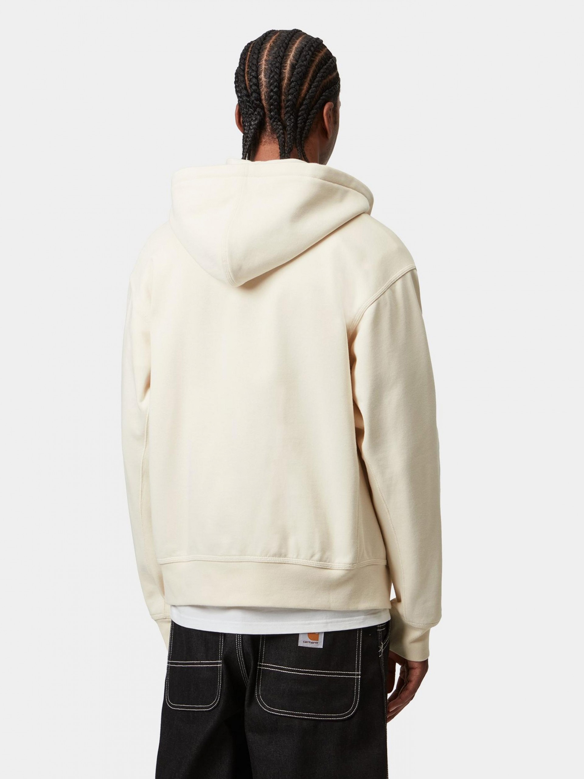 Carhartt WIP American Script Beige Hooded Jacket