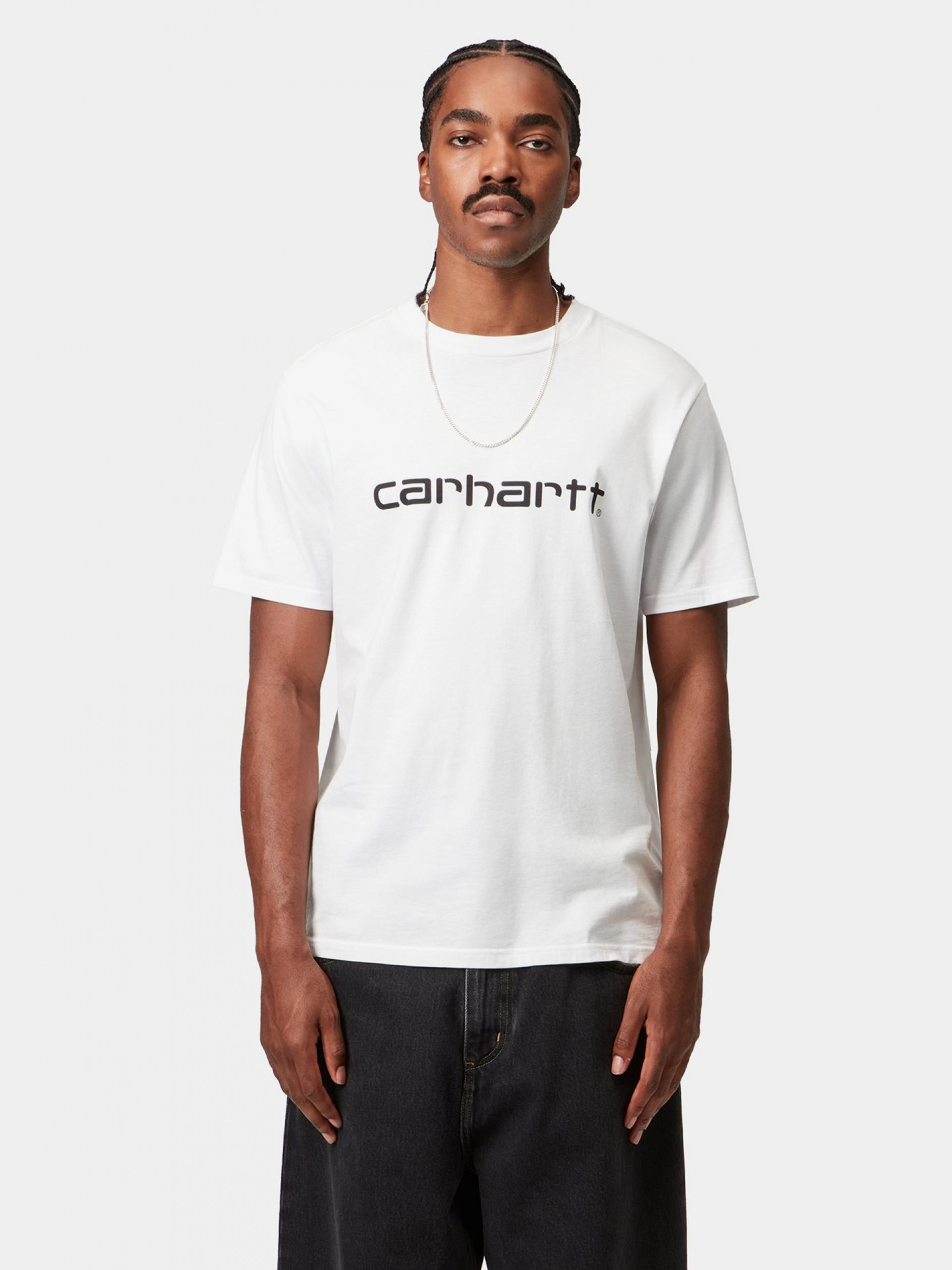 T-shirt Carhartt WIP Script Branca