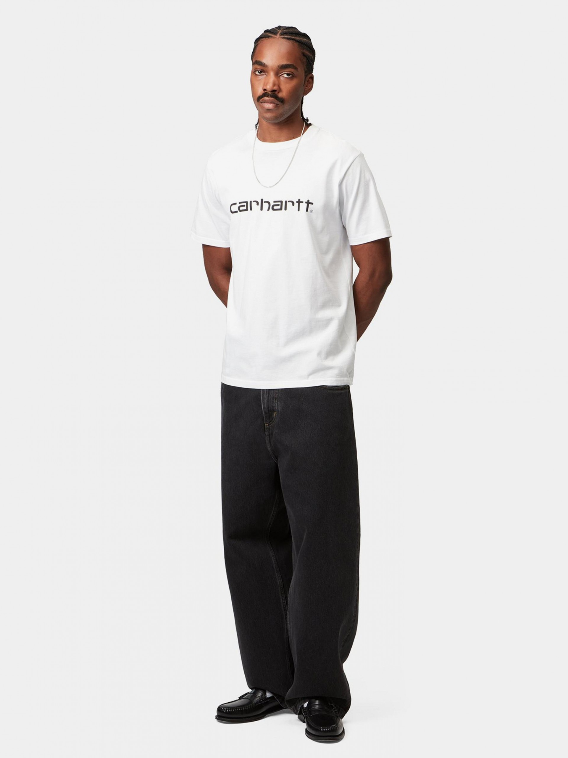 T-shirt Carhartt WIP Script Branca