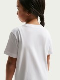 Camiseta Nike Sportswear Goat Mode J�nior Blanca
