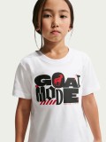 Camiseta Nike Sportswear Goat Mode J�nior Blanca