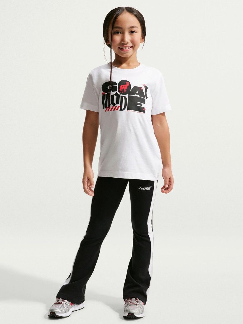 Camiseta Nike Sportswear Goat Mode J�nior Blanca