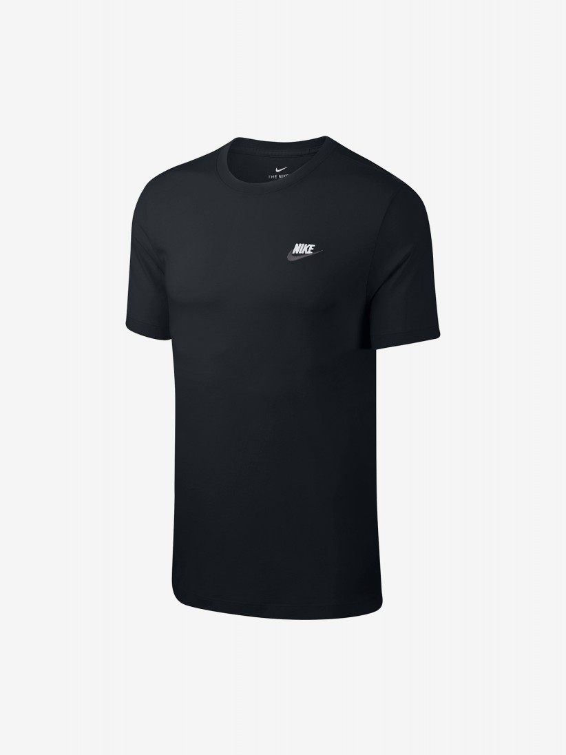Camiseta Nike Sportswear Club Negra Para Hombre