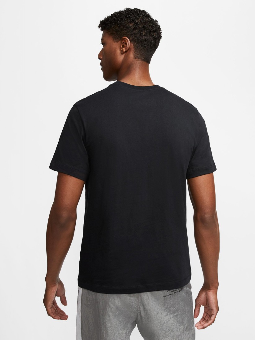 Camiseta Nike Sportswear Club Negra Para Hombre