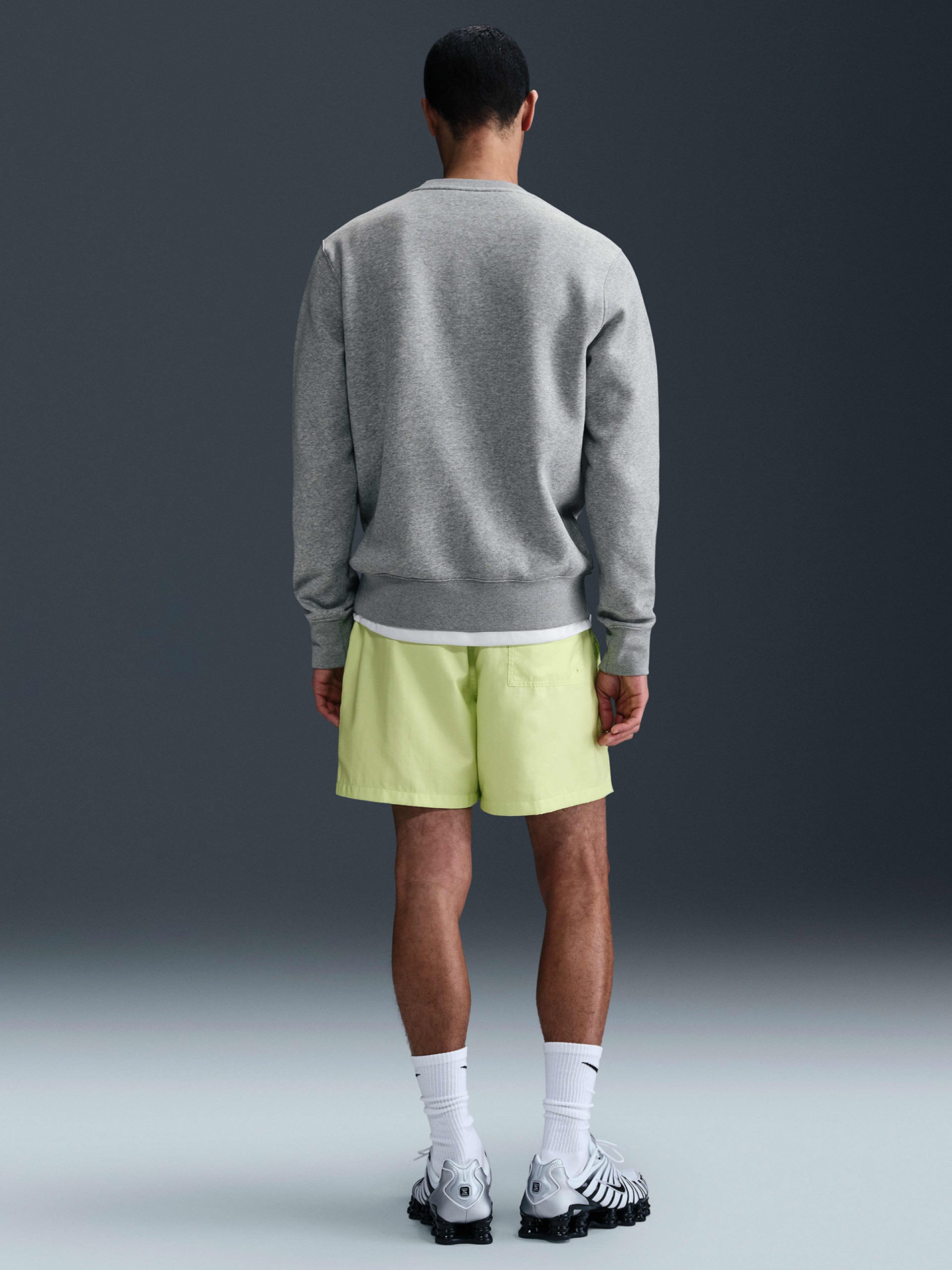 Camisola Nike Club Cinzenta Cardada Para Homem