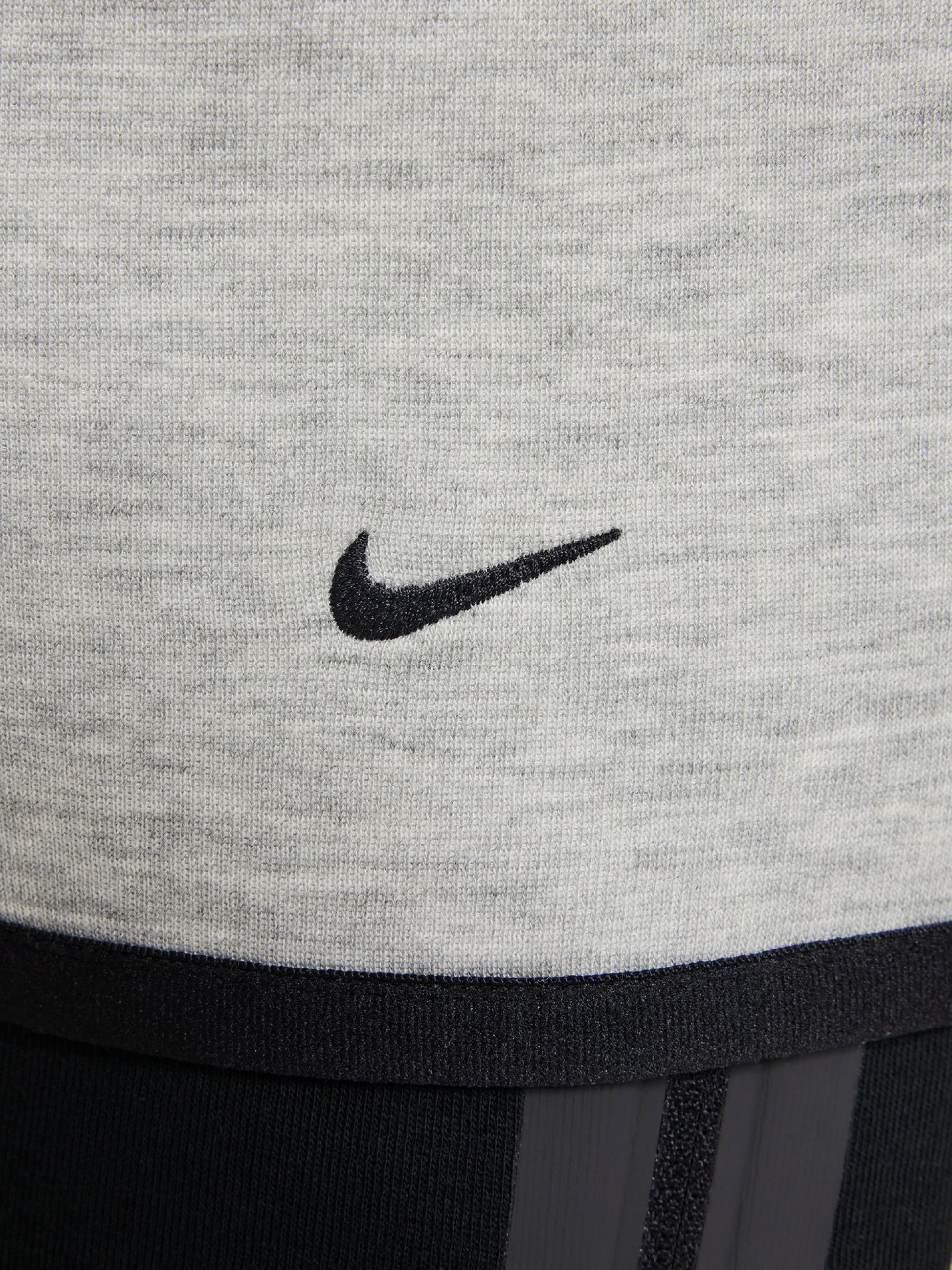 Nike Sportswear Tech Fleece Junior Grey and Black Hooded Jacket