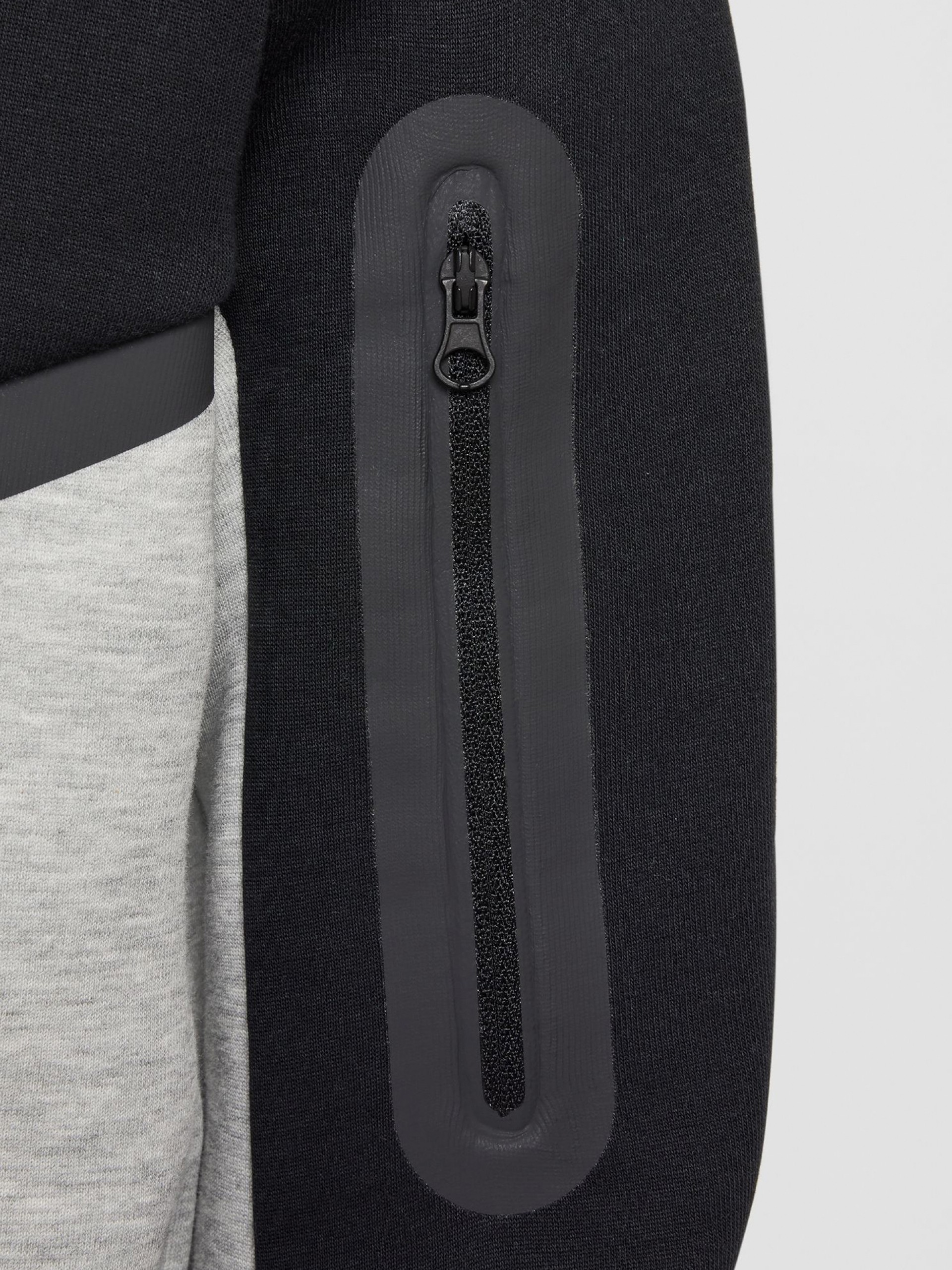 Nike Sportswear Tech Fleece Junior Grey and Black Hooded Jacket