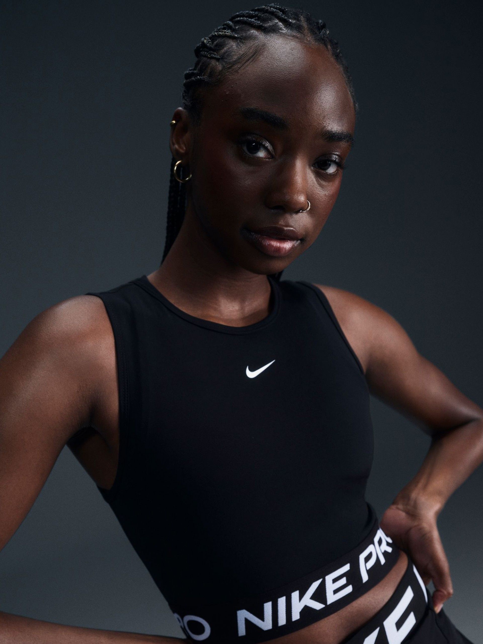 Sujetador Deportivo de Entrenamiento Nike Pro Sujeción Ligera Negro Para Mujer