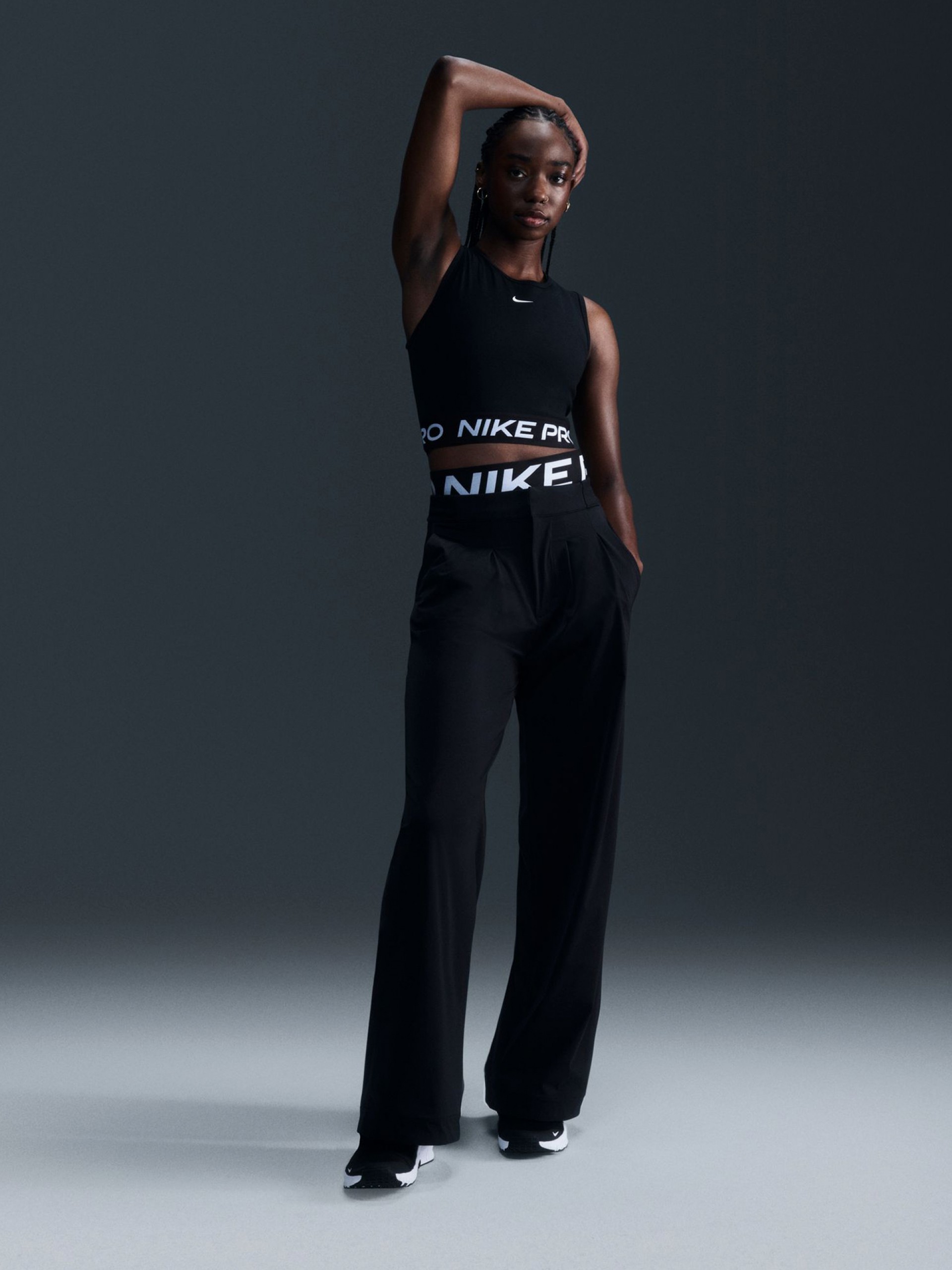 Sutiã Desportivo de Treino Nike Pro Suporte Leve Preto Para Mulher