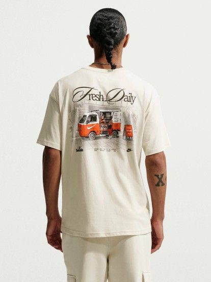 Camiseta Nike Sportswear Fresh Daily Caqui Para Hombre
